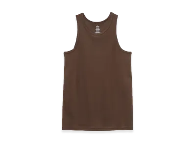 Graphpaper American Sea Island Cotton Tank Top "Brown"