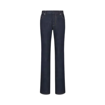 Dior DIOR 8 Straight Jeans D09 Cotton Denim "Deep Blue"