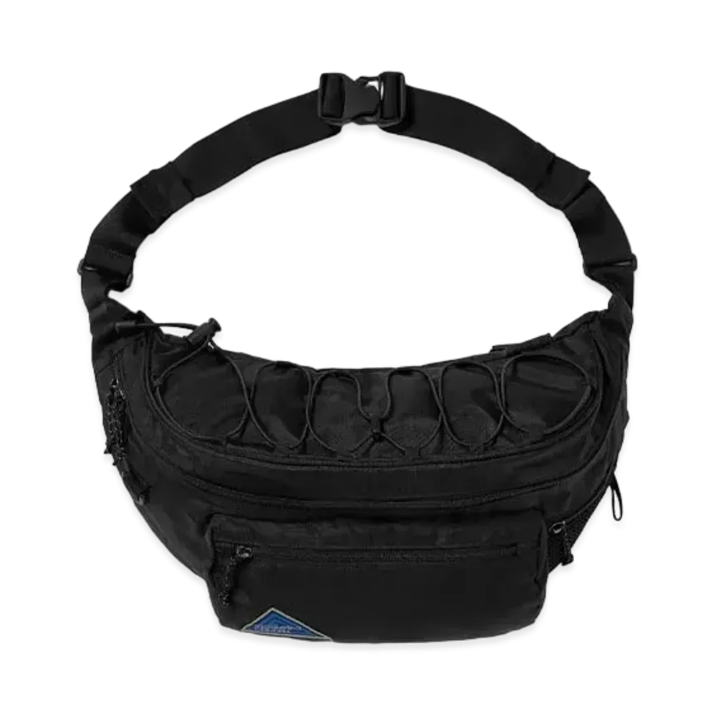 thisisneverthat Washed Nylon Lumbar Pack "Black"