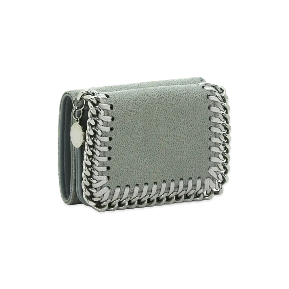 STELLA McCARTNEY Women's Falabella Cruelty-Free Diamond-Cut Chain "Light Gray"