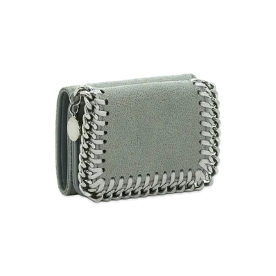 STELLA McCARTNEY Women's Falabella Cruelty-Free Diamond-Cut Chain "Light Gray"