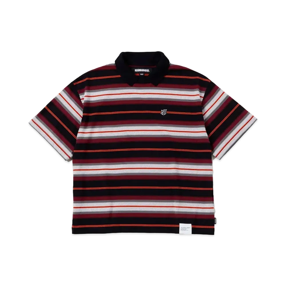 NEIGHBORHOOD Border Crewneck Polo SS "Black"