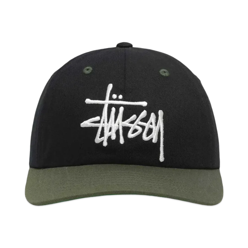 Stussy Low Profile Big Basic Snapback "Black"