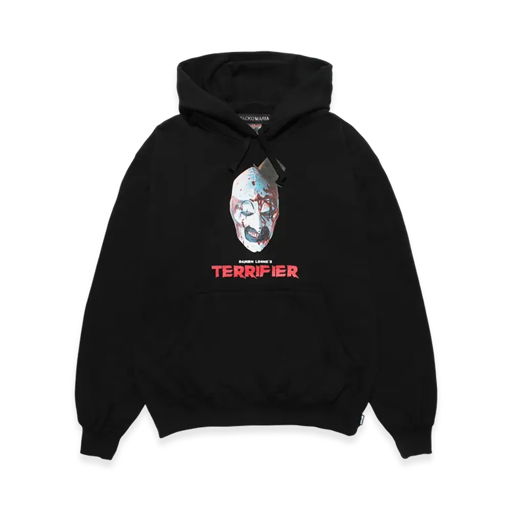 WACKO MARIA x Terrifier Heavy Weight Hooded Sweat Shirt "Black"