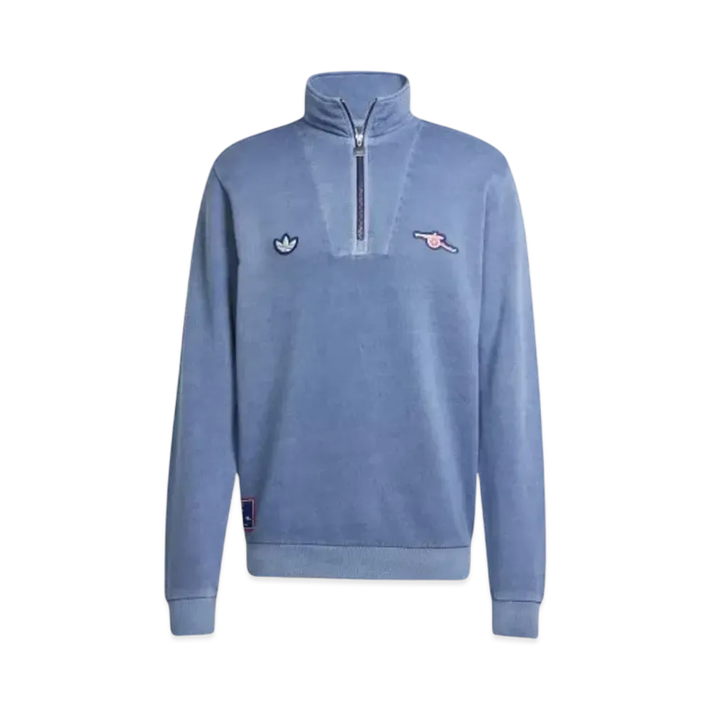 adidas Arsenal Terrace Icon Half Zip Top "Night Sky"