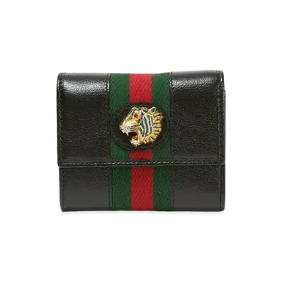 GUCCI Raja Compact Wallet "Black"
