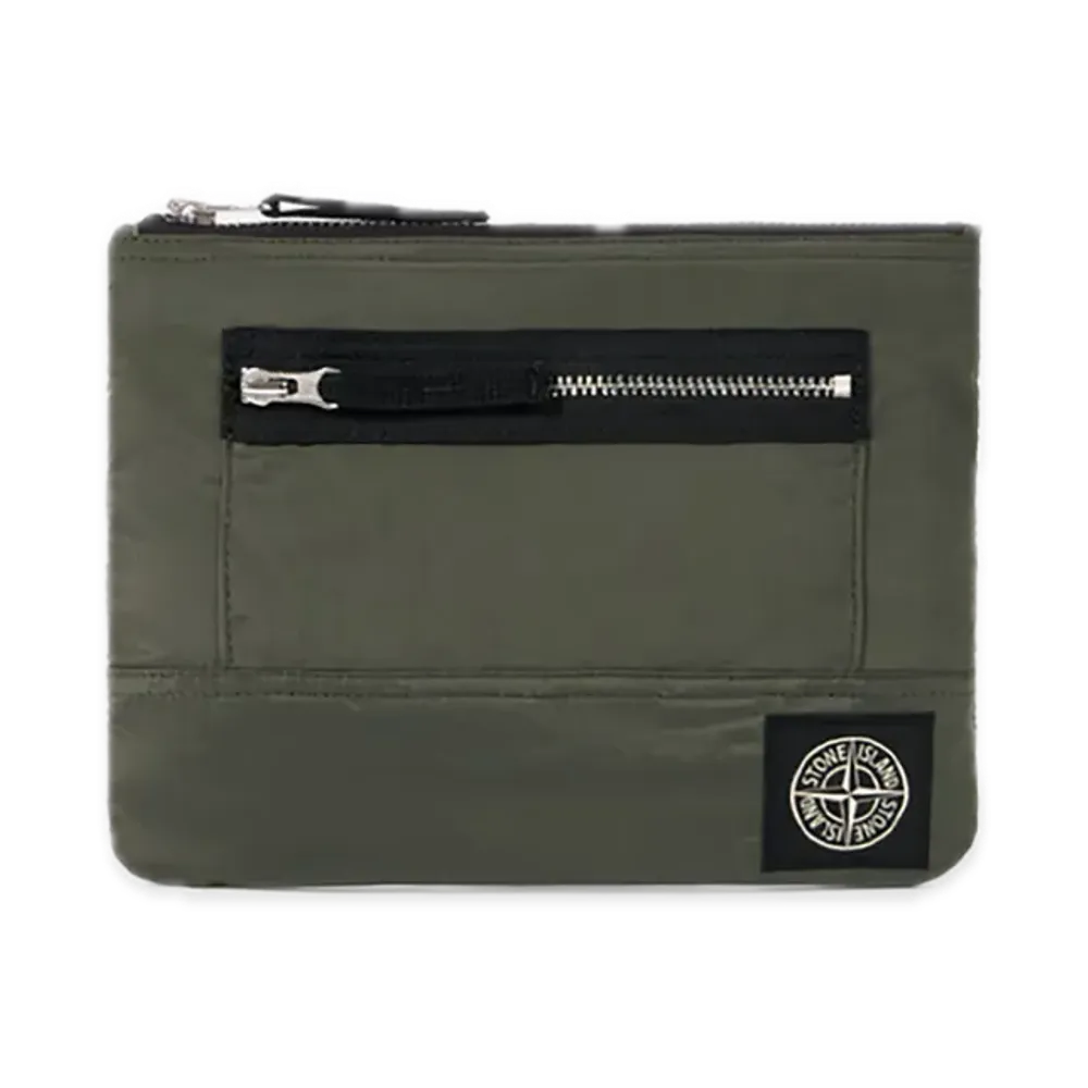 Stone Island 9500004 Coated Nylon Metal In Econyl "Musk Green"