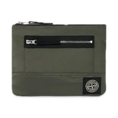 Stone Island 9500004 Coated Nylon Metal In Econyl "Musk Green"