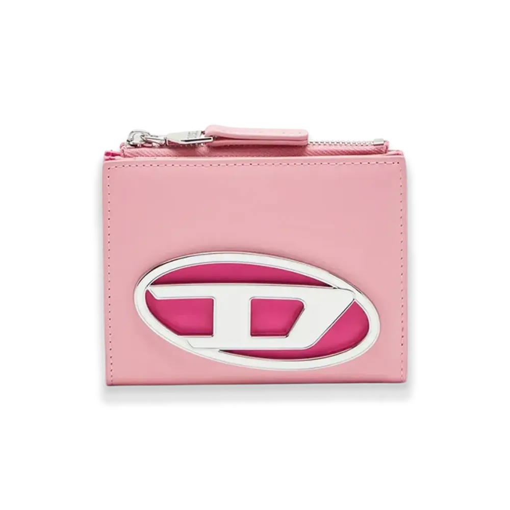 Diesel 1Dr Bi-Fold Zip Ii Small Bi-Fold Wallet In Leather "Ha803"
