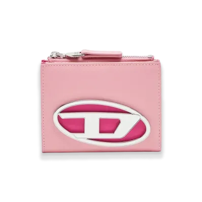 Diesel 1Dr Bi-Fold Zip Ii Small Bi-Fold Wallet In Leather "Ha803"