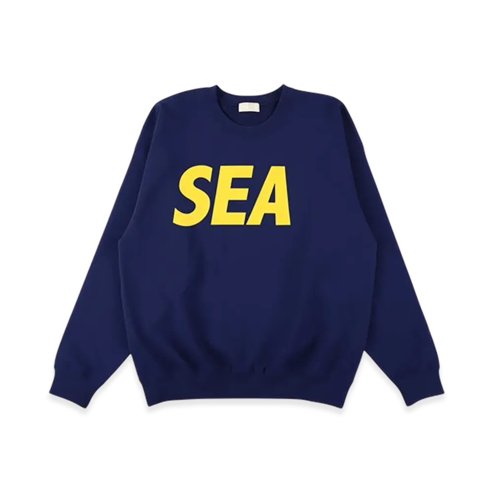 WIND AND SEA Crewneck Sweatshirt "Navy"