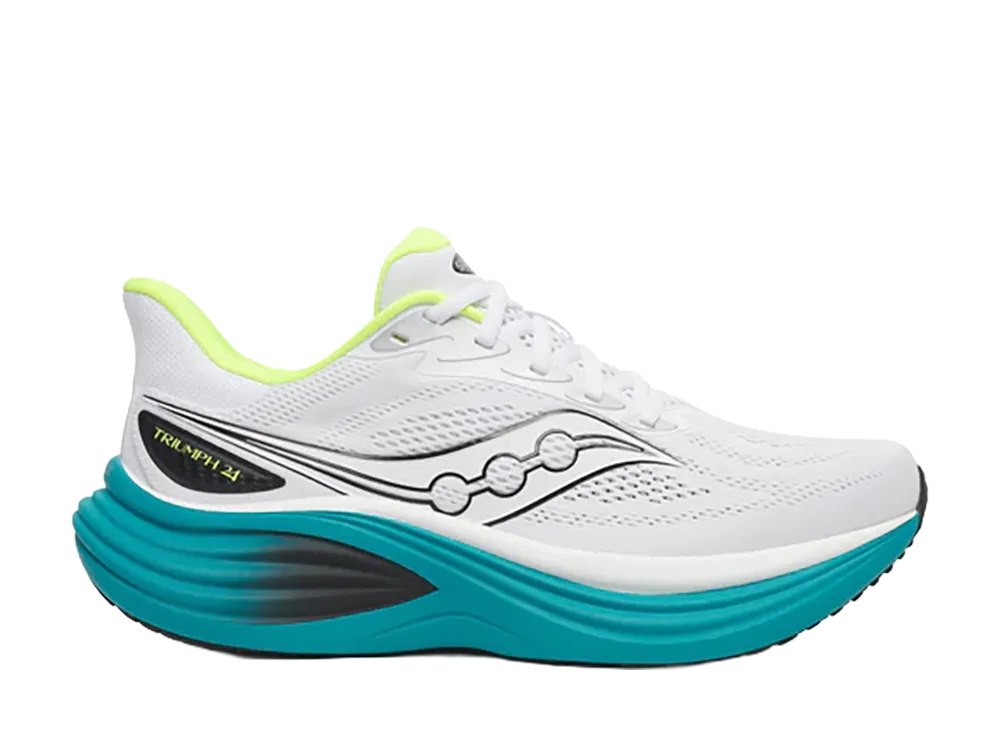 Saucony Triumph 24 "White/Tranquil"