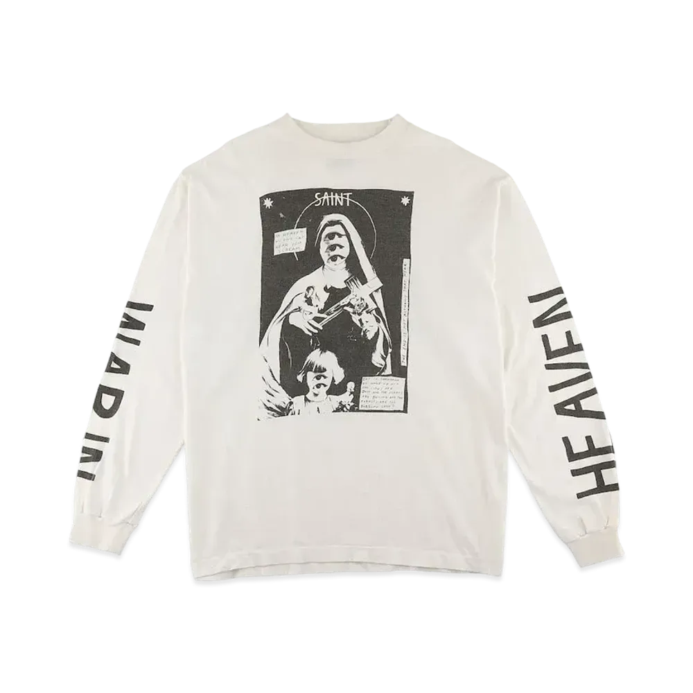 SAINT Mxxxxxx LS TEE W.I.H "White"