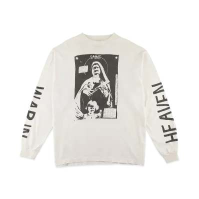 SAINT Mxxxxxx LS TEE W.I.H "White"