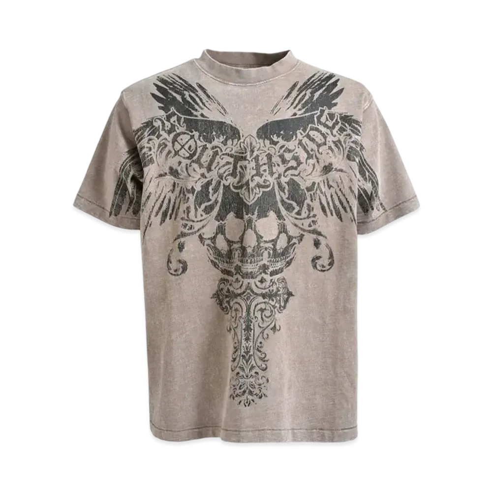 BREATH Skull Wing Logo Tee "Dust"