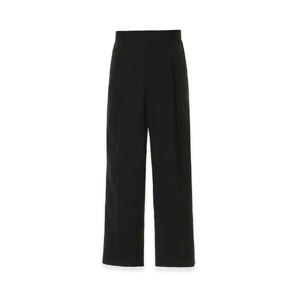 HYSTERIC GLAMOUR 1 Tuck Easy Pants "Black"