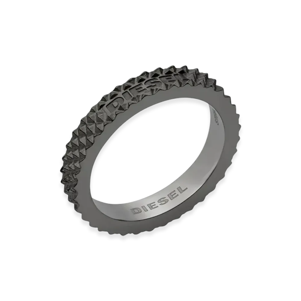 Diesel Dx1307 Jewelry Rings "Dark Gray"