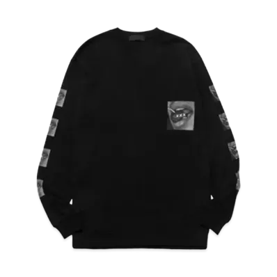 GOD SELECTION XXX LONG SLEEVE T-SHIRT GX-A21-LT-03 "Black"