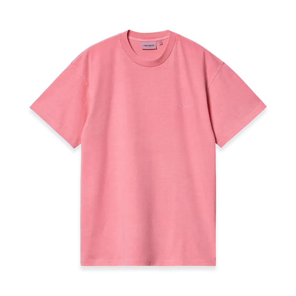 Carhartt WIP S/S Duster Script T-Shirt "Charm Pink(Garment Dyed)"