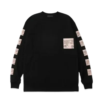 GOD SELECTION XXX LONG SLEEVE T-SHIRT GX-S21-LT-01 "Black"