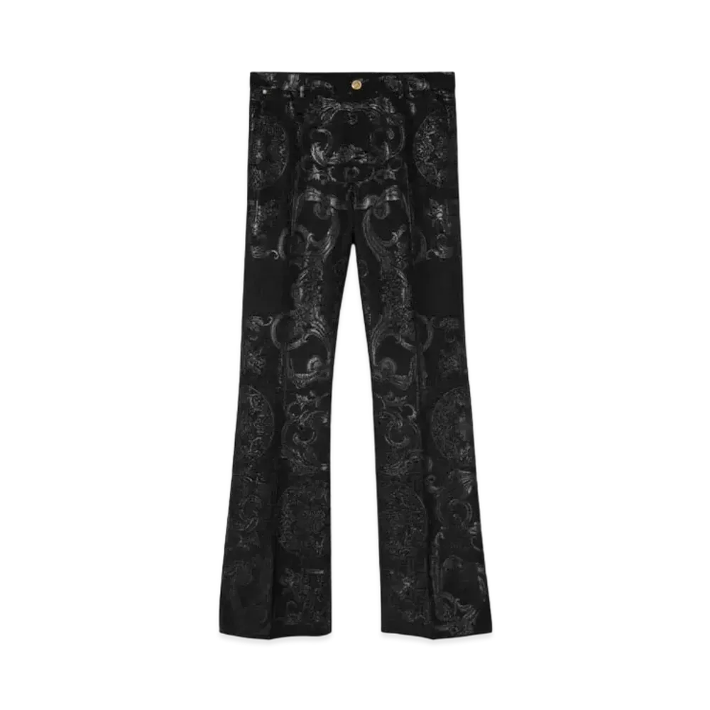 FENDI x Versace Fendace Flared Jacquard Pants "Black"