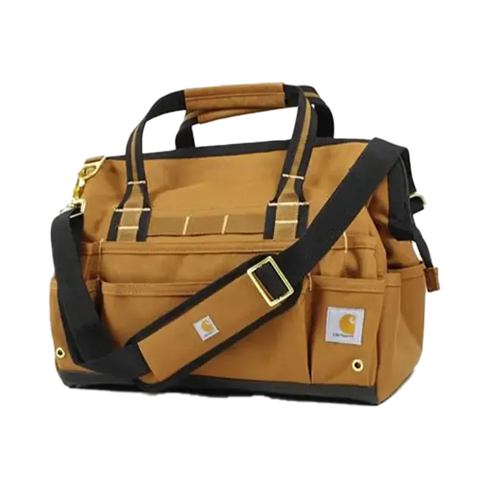 Carhartt WIP 16-Inch 30-Pocket Heavyweight Tool Bag "Brown"