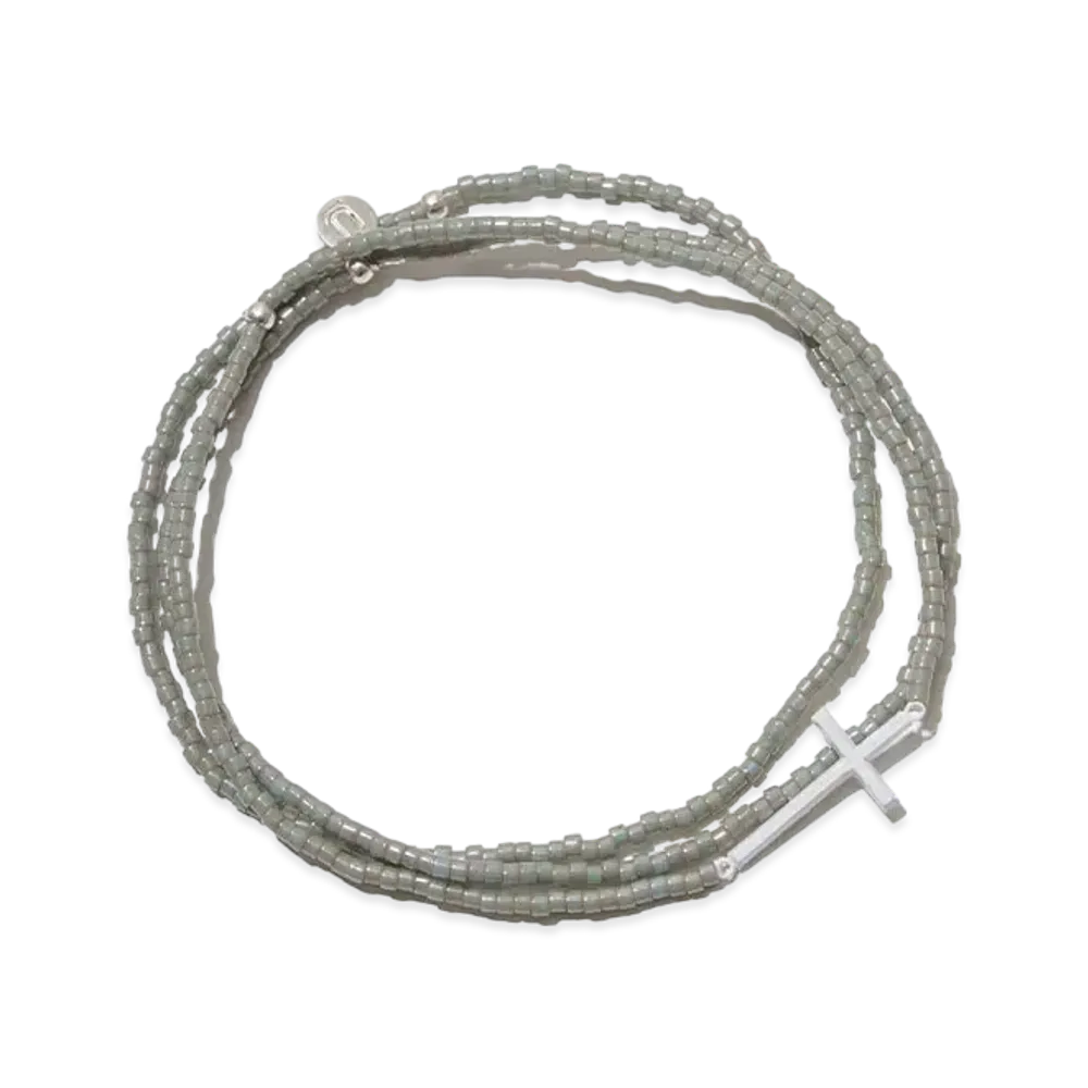 UNDERCOVER Triple Bead Bracelet "Gray"