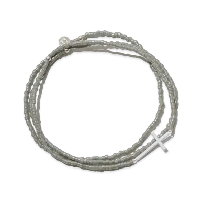 UNDERCOVER Triple Bead Bracelet "Gray"
