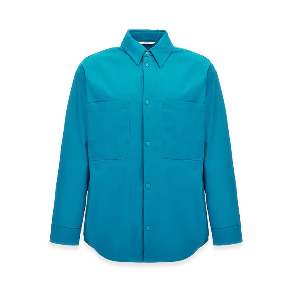 Valentino Nylon Shirt Jacket "Light Blue"