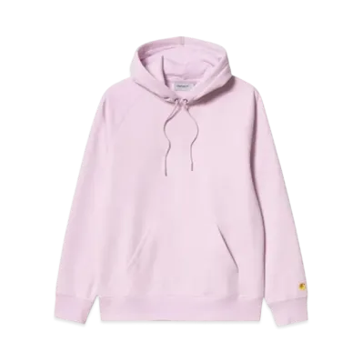 Carhartt WIP Hooded Chase Sweatshirt Pullover Parka "Pale Quartz/Gold Pink"