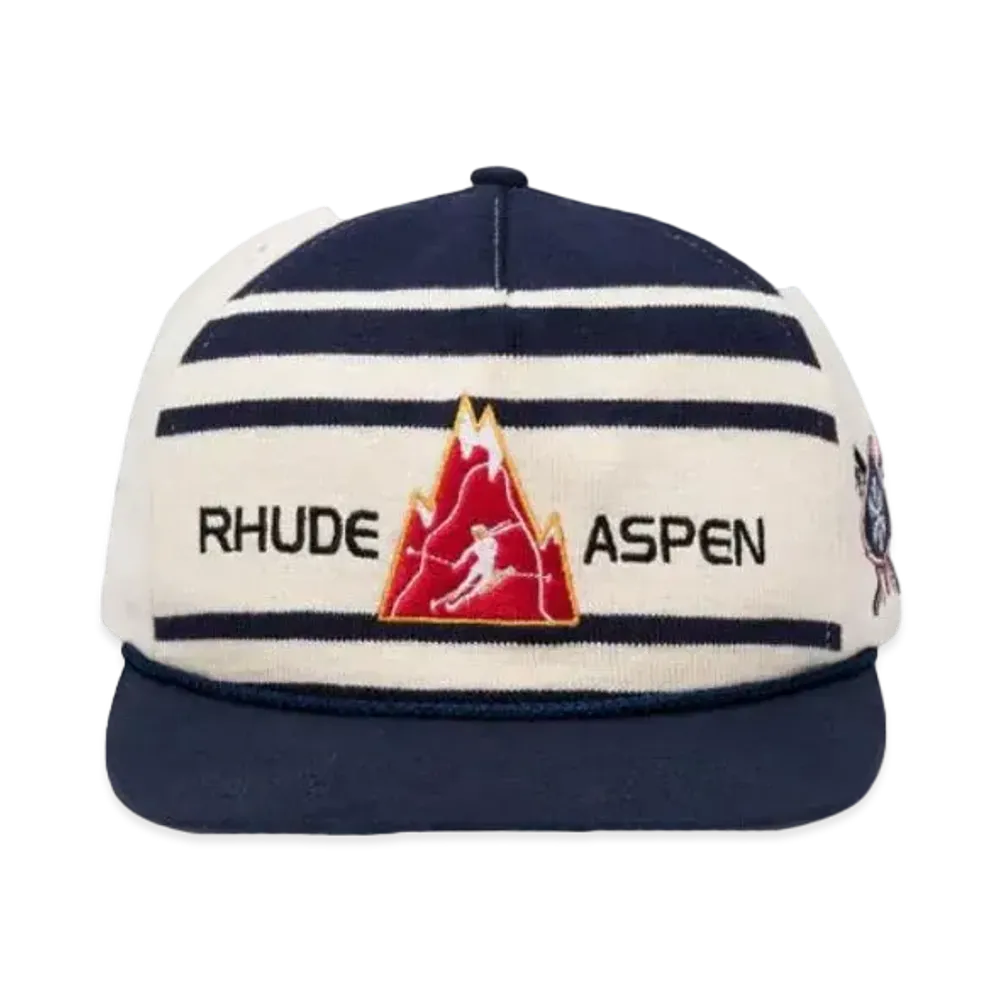 RHUDE Aspen Stripe Hat "Ivory"