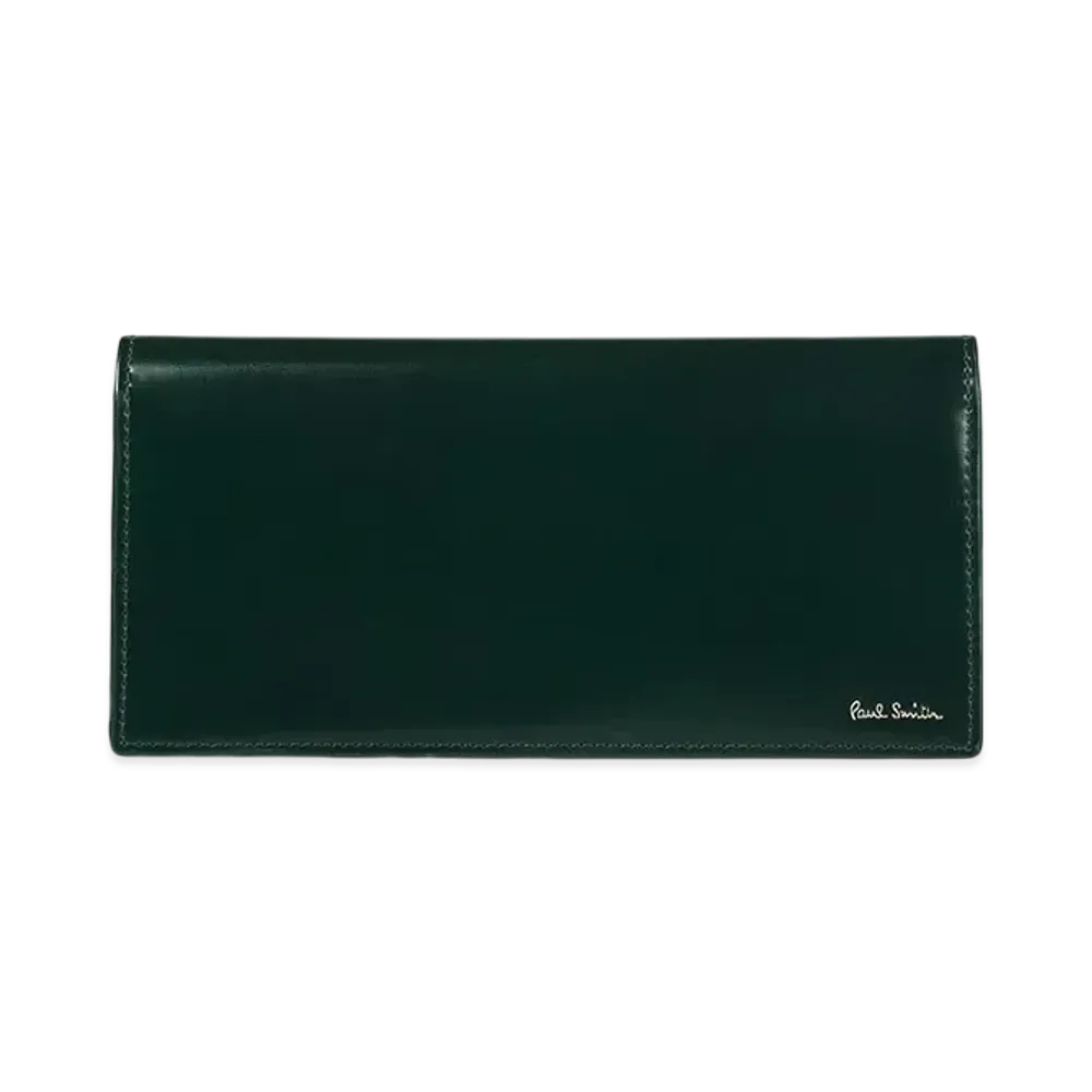 Paul Smith Cordovan Long Wallet "DarkGreen"