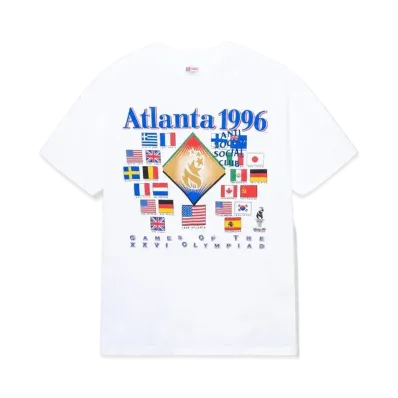 ANTI SOCIAL SOCIAL CLUB PARIS 2024 CAPSULE Vintage Olympic '96 Flag Tee "White"