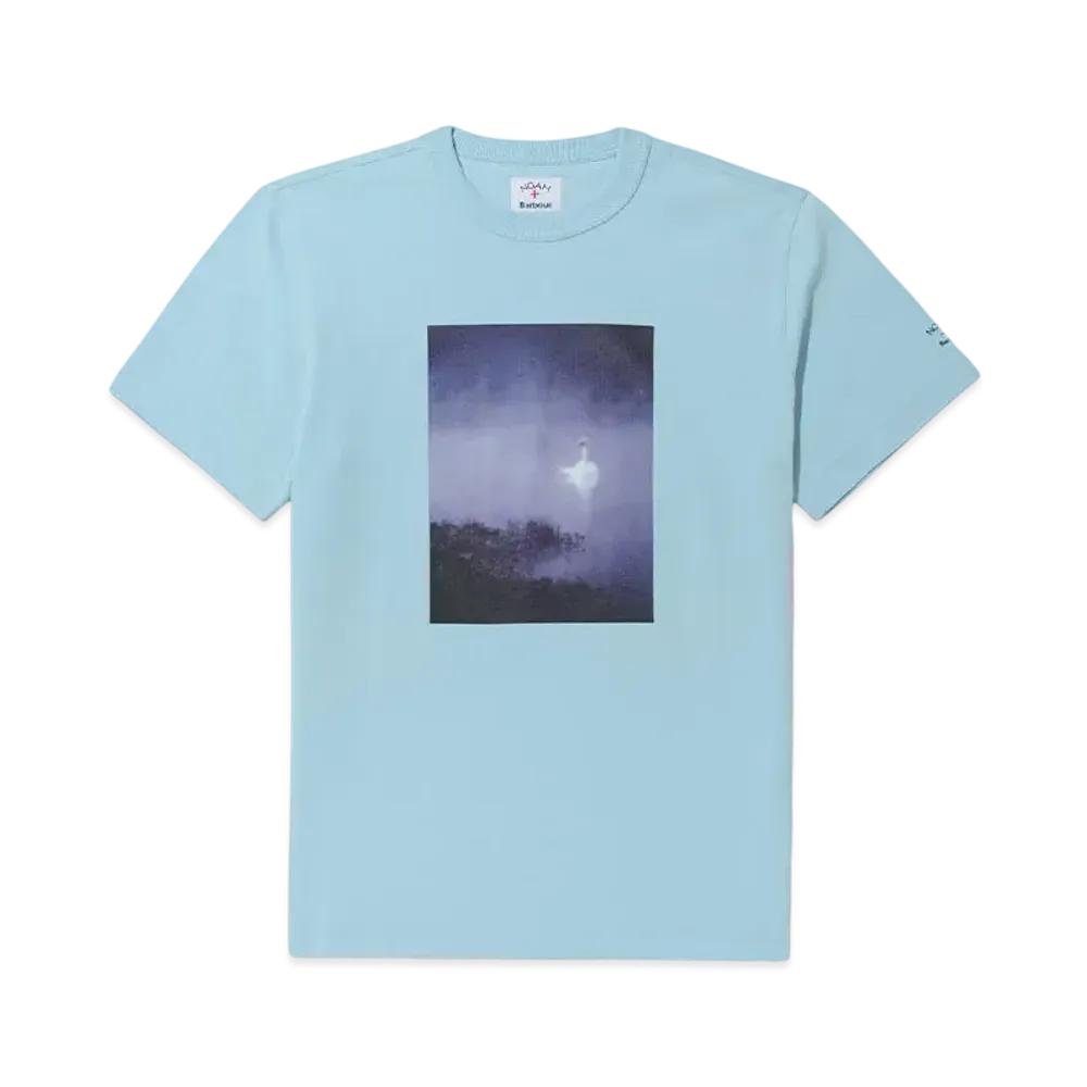 Noah x Barbour Swan Lake Tee "Pale Blue"