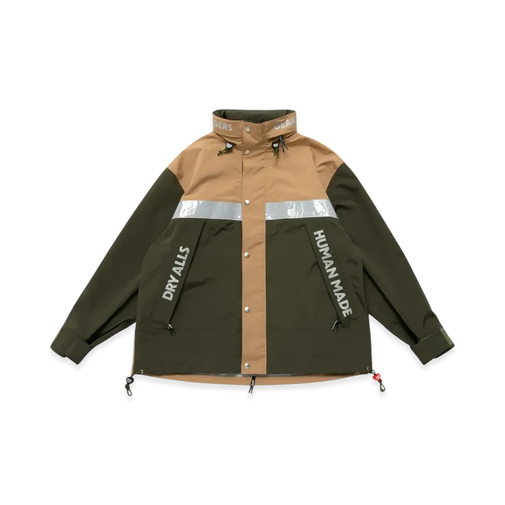 HUMAN MADE Rain Parka "Beige/Olive"