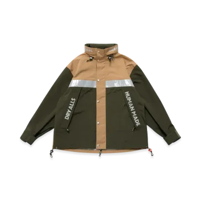 HUMAN MADE Rain Parka "Beige/Olive"