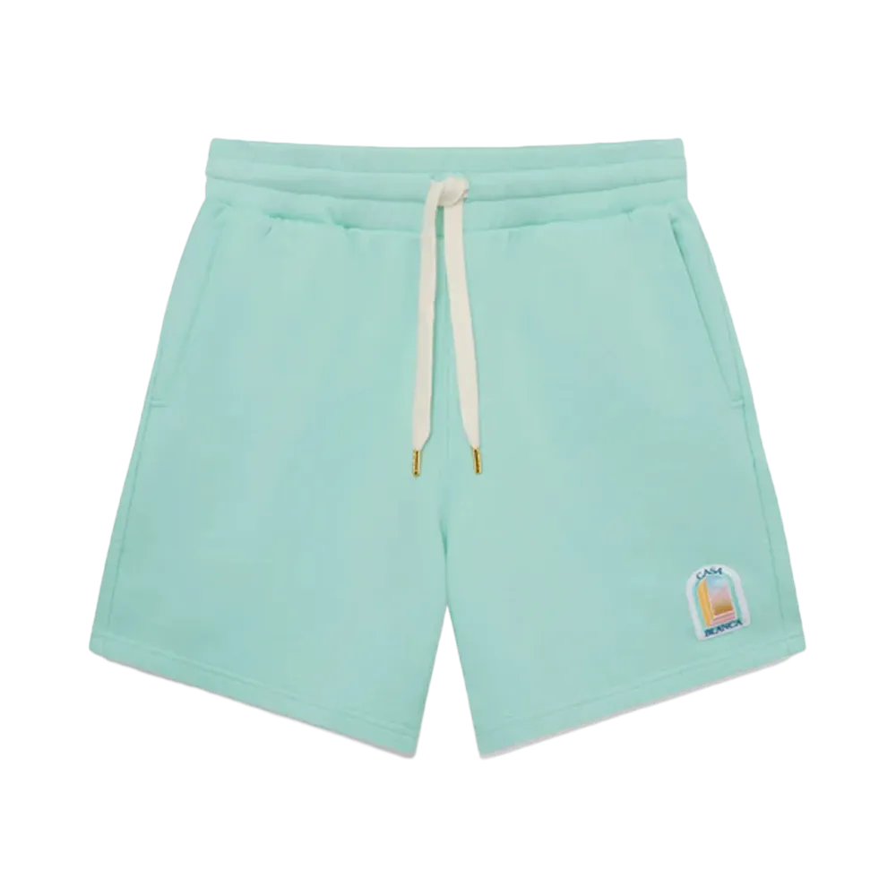 Casablanca L'Arc Colore Sweatshort "Mint Green"