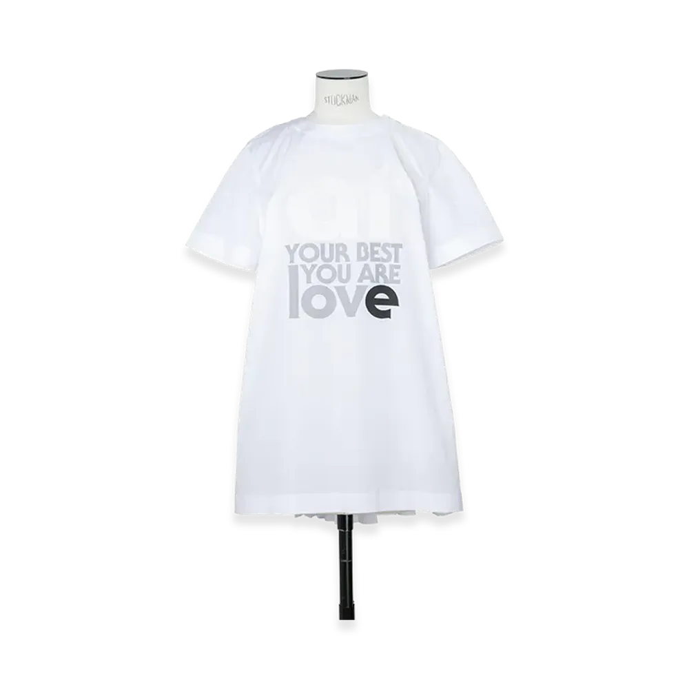 sacai Women's Print Poplin Dress "Off White"