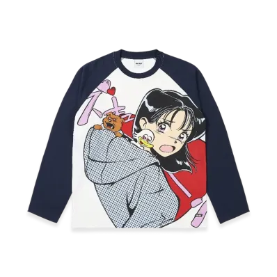 PALACE Rear View Raglan Longsleeve "Navy"