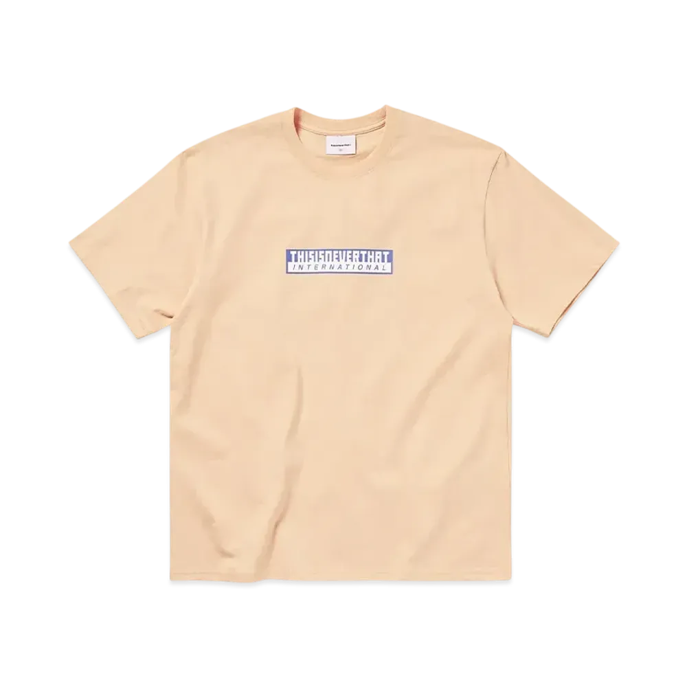 thisisneverthat TNT International Tee "Apricot"