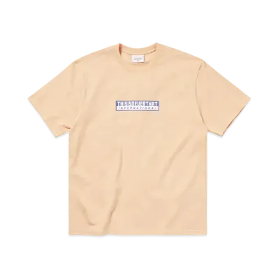 thisisneverthat TNT International Tee "Apricot"