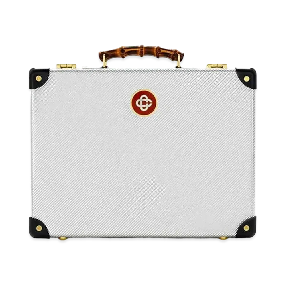 Casablanca Casa 16 Slim Attache Case "Silver"