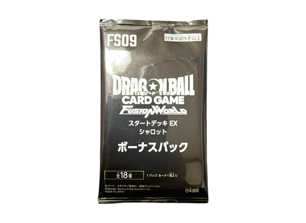 ドラゴンボールスーパーカードゲーム フュージョンワールド プロモーションカード「スタートデッキEX シャロット ボーナスパック」パック