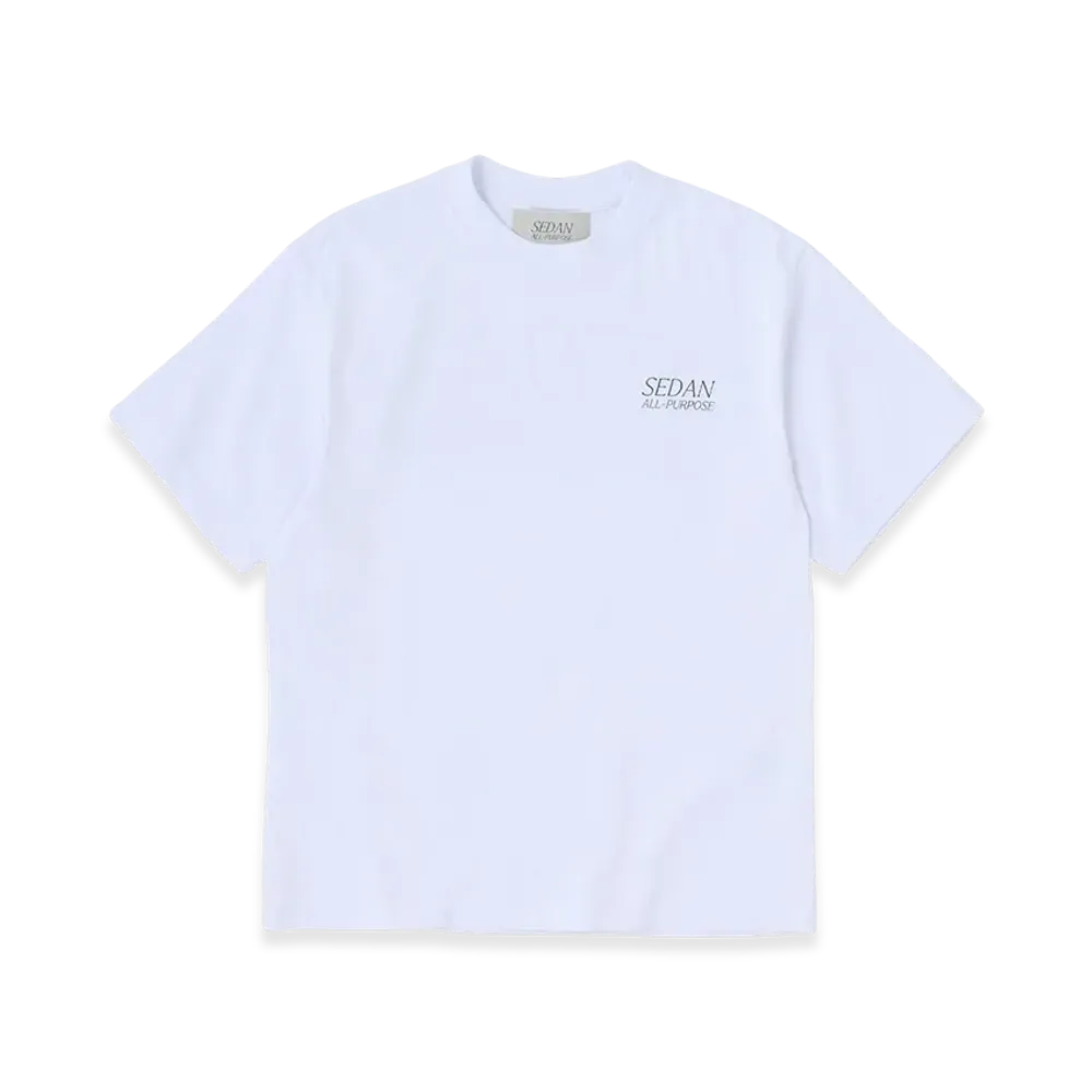 SEDAN ALL-PURPOSE Heavy Weight S/S Tee "White"