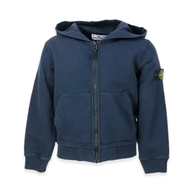 Stone Island Kids Cotton Sweatshirt "Blue"