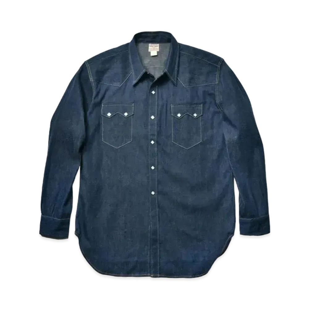 THE REAL McCOY'S Denim Western Shirt / Sawtooth "Indigo"