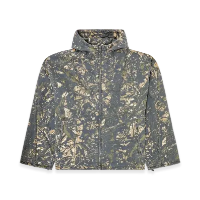 Diesel J-Lint Hooded Jacket With Camo Print "Green Brown"