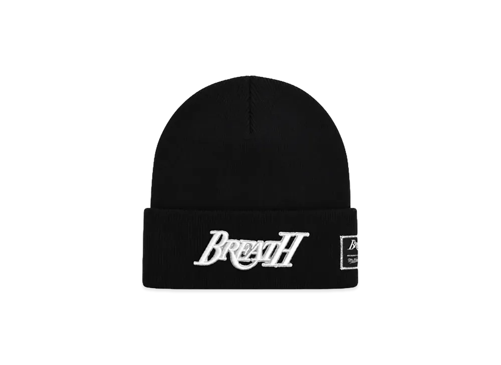 BREATH x Mitchell&Ness Cuff Beanie "Black"