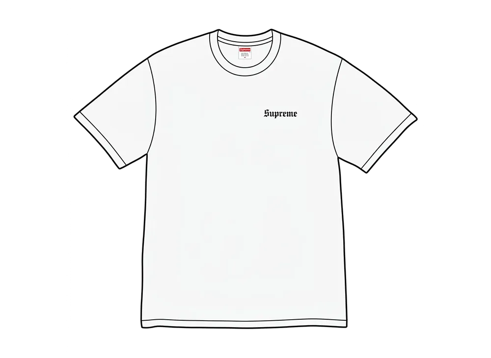 Supreme Paris is Burning Tee "White"
