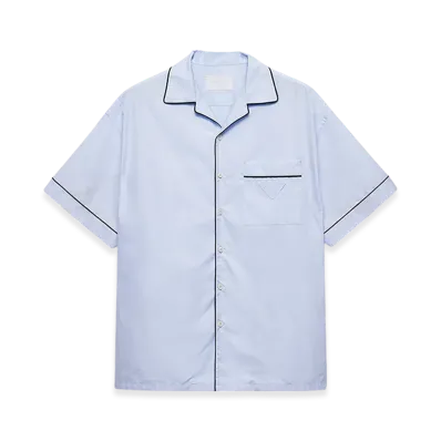PRADA Short-Sleeved Cotton Shirt "Astro"